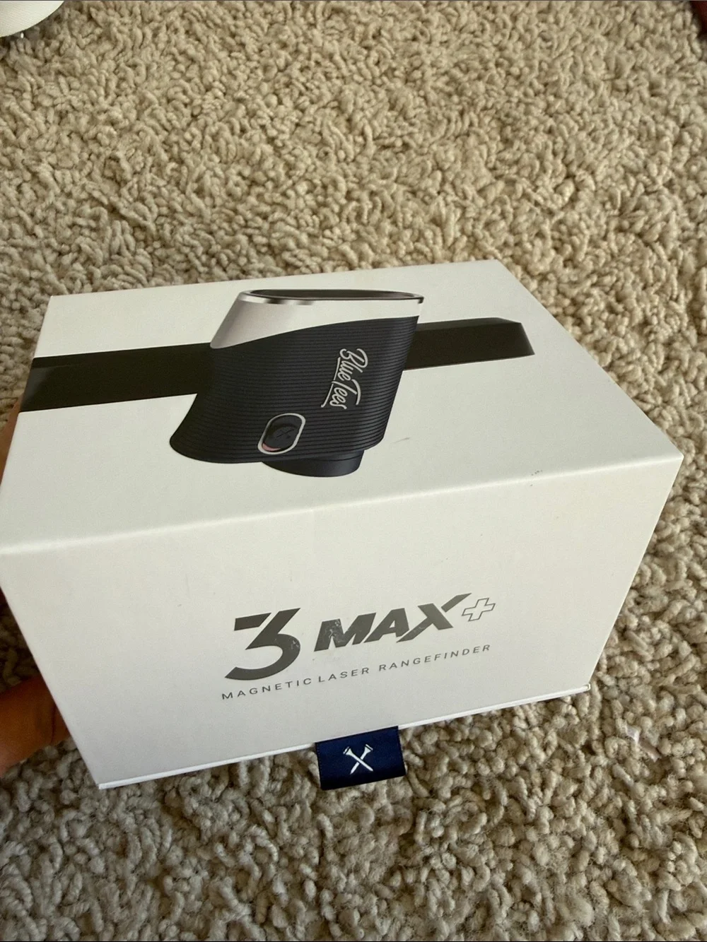 Blue Tees 3 max + magnetic laser rangefinder Golf, new in box original packaging